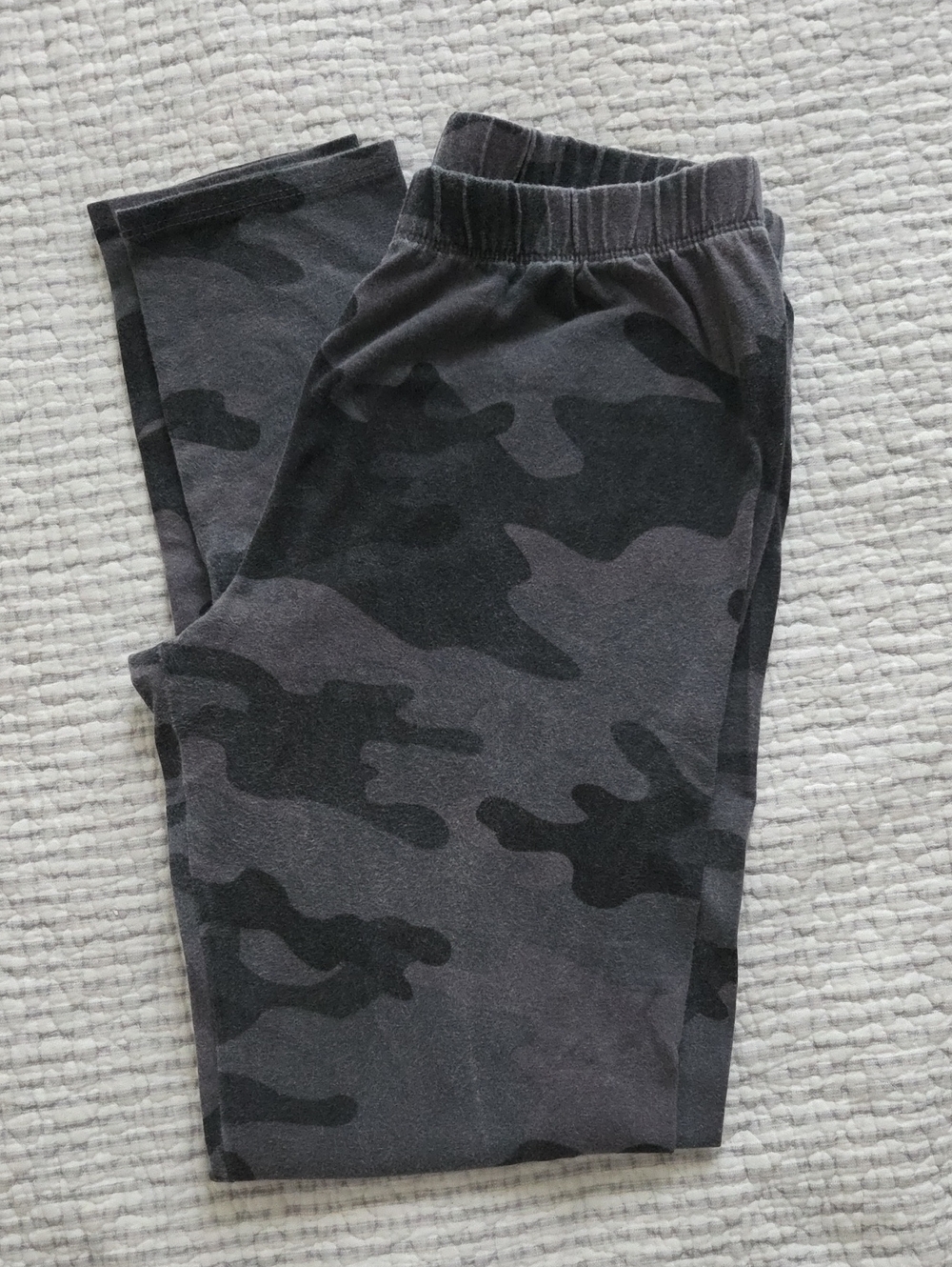 Womens Camo Leggings - Black & Gray